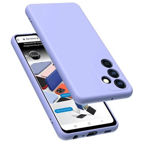 Θήκη Rubber Silk Violet Samsung Galaxy A34
