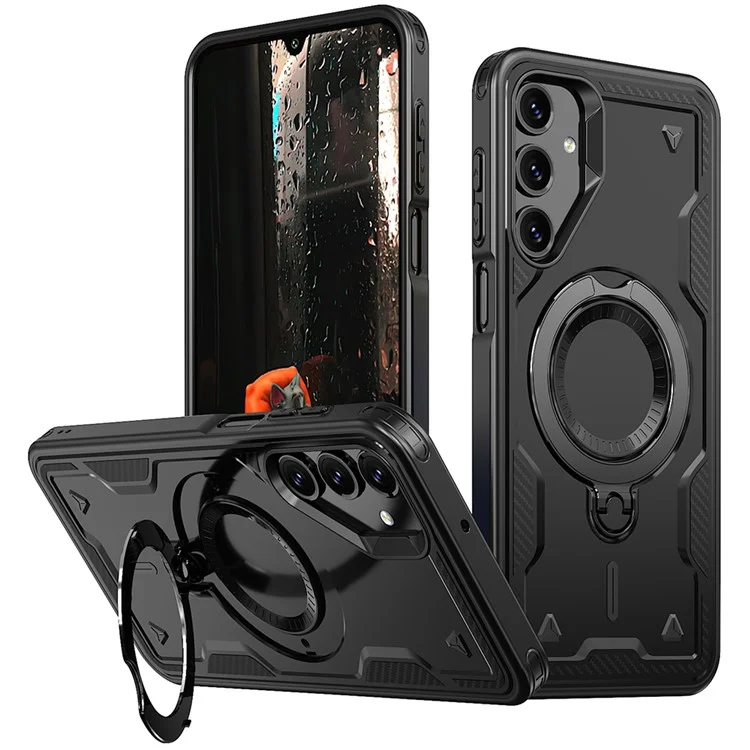 Θήκη Orso Buffer Ostand Armor Black Samsung Galaxy A55
