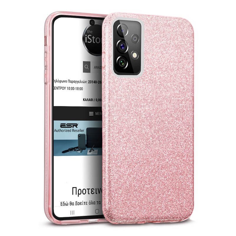 Hybrid Strass Pink Case Samsung Galaxy A52