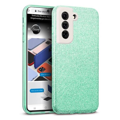 Hybrid Strass Green Case Samsung Galaxy S21 FE 5G