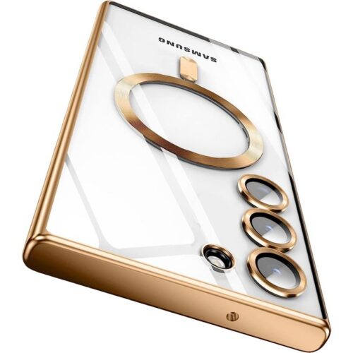 Θήκη Orso Magsafe Camera Protection Bare Look Gold Samsung Galaxy S23 Plus