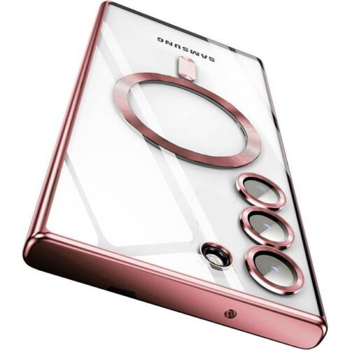 Θήκη Orso Magsafe Camera Protection Bare Look Rose Gold Samsung Galaxy S23