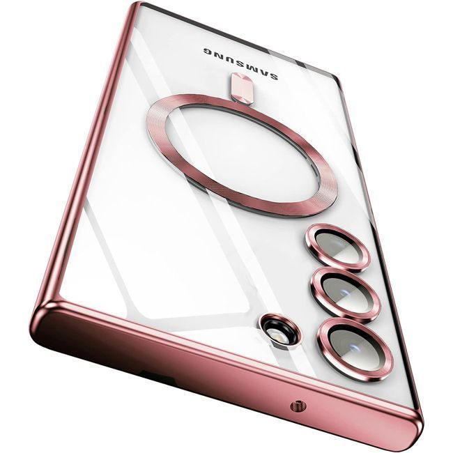 Θήκη Orso Magsafe Camera Protection Bare Look Rose Gold Samsung Galaxy S23