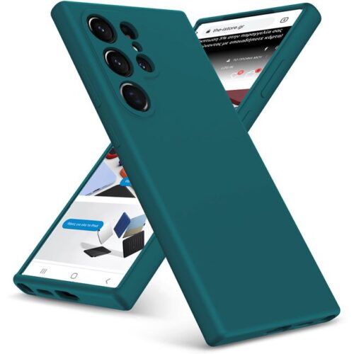 Θήκη Rubber Silk Emerald Samsung Galaxy S24 Ultra