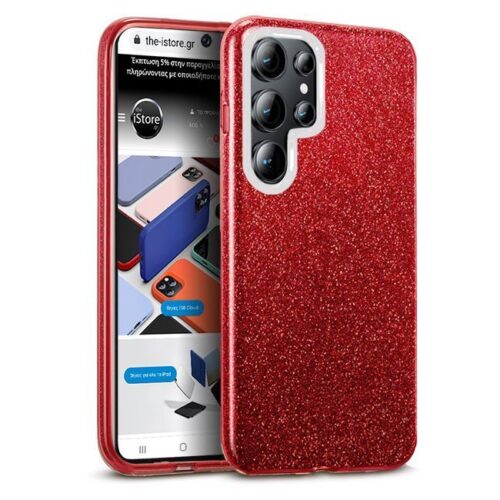 Θήκη Hybrid Strass Red Samsung Galaxy S24 Ultra