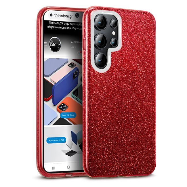 Θήκη Hybrid Strass Red Samsung Galaxy S24 Ultra
