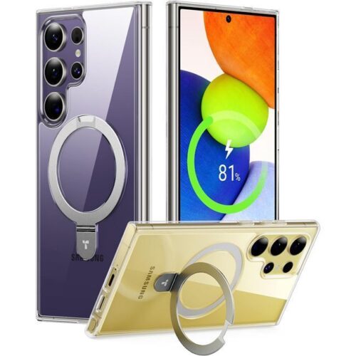 Θήκη Torras Ostand MagSafe Kickstand Clear Samsung Galaxy S25 Ultra