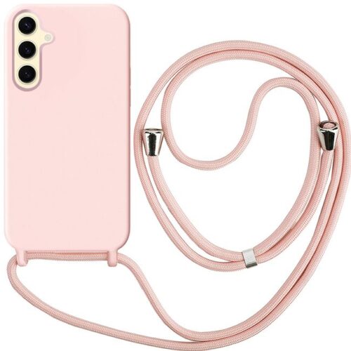 Θήκη Liquid Silicone Κορδόνι Pink Sand Samsung Galaxy S24+/S25+