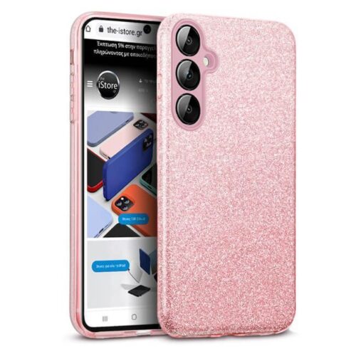 Θήκη Hybrid Strass Pink Samsung Galaxy S24+/S25+