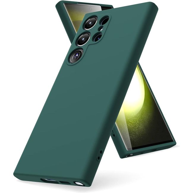 Θήκη Rubber Silk Forest Green Samsung Galaxy S24 Ultra
