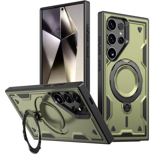Θήκη Orso Buffer Ostand Armor Khaki Samsung Galaxy S25 Ultra