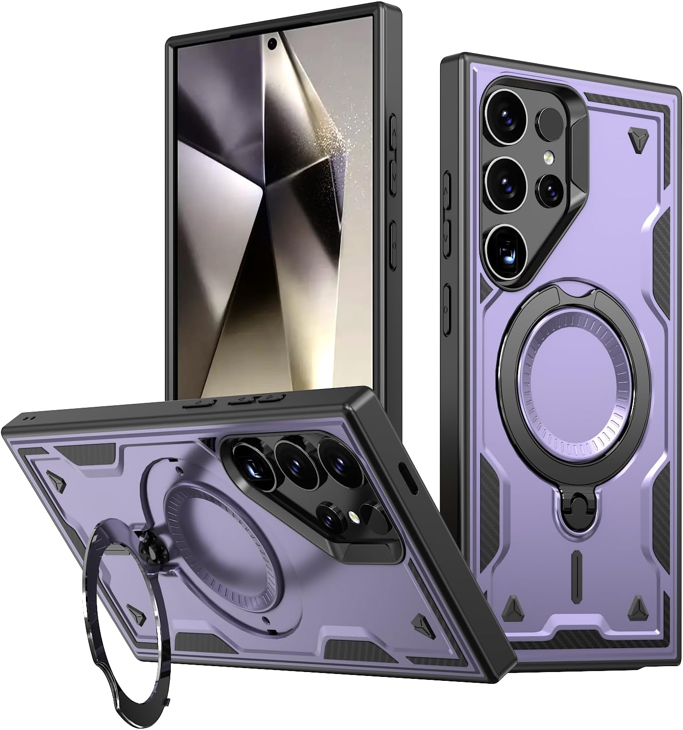 Θήκη Orso Buffer Ostand Armor Purple Samsung Galaxy S25 Ultra