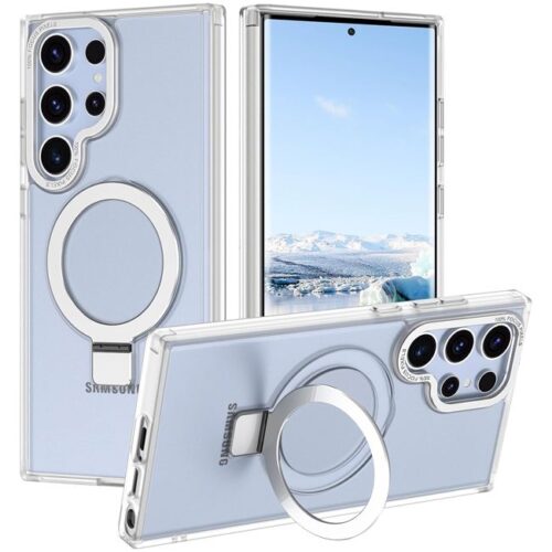 Θήκη Orso Ostand Hybrid Focus Frosted Clear Samsung Galaxy S25 Ultra