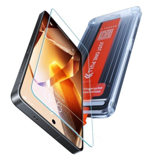 Torras Install Master GlassGo Full Cover Tempered Glass Samsung Galaxy S26