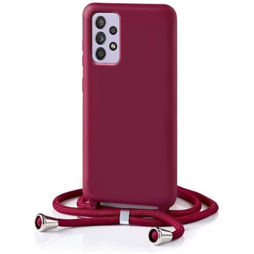 Θήκη Orso Soft TPU Κορδόνι Wine Samsung Galaxy A53 5G