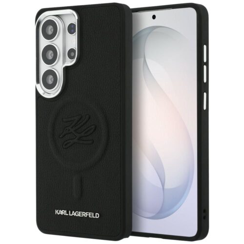 Θήκη Karl Lagerfeld Embossed Ring Initials MagSafe Black Samsung Galaxy S26 Ultra