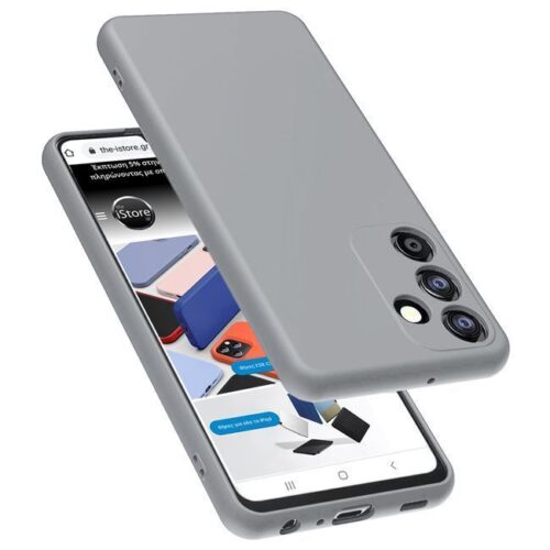 Θήκη Rubber Silk Grey Samsung Galaxy S23 FE