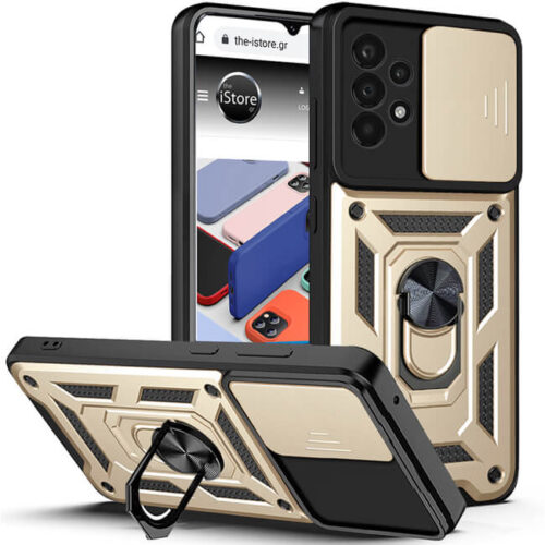 Θήκη Orso Combo Kickstand Slide Camera Gold Samsung Galaxy A13