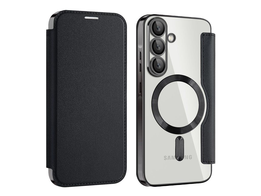 Θήκη Orso Flip Camera Protection Magsafe Bare Look Black Samsung Galaxy A37