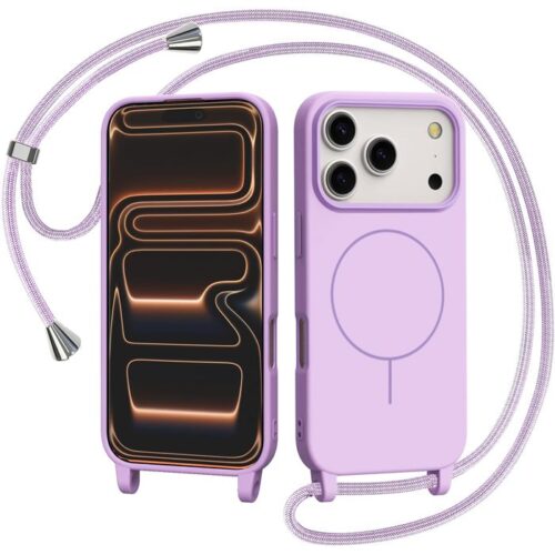 Θήκη Orso Soft Κορδόνι Magsafe Violet iPhone 17 Pro Max