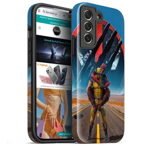 Θήκη Orso Hybrid Print Deadpool Samsung Galaxy S21 FE