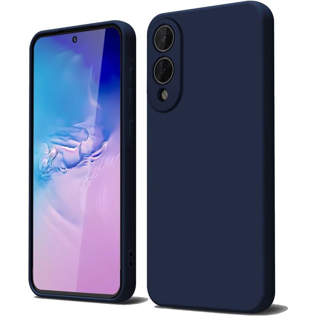 Θήκη Rubber Silk Dark Blue Samsung Galaxy S25 Edge
