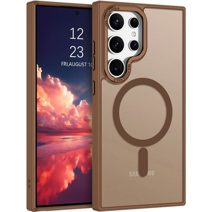 Θήκη Orso MagCase Focus Frosted Brown Samsung Galaxy S25 Ultra