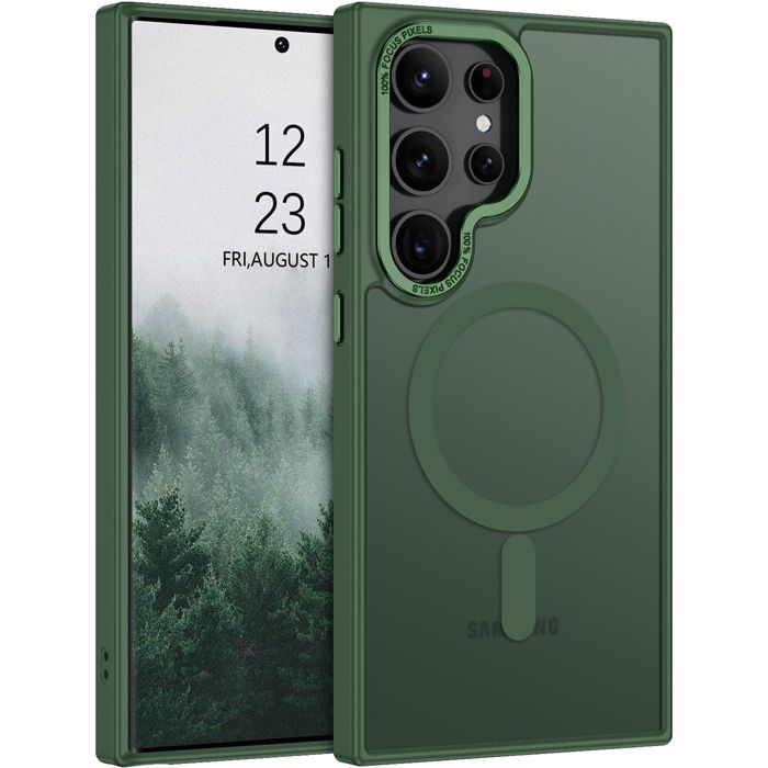 Θήκη Orso MagCase Focus Frosted Forest Green Samsung Galaxy S25 Ultra
