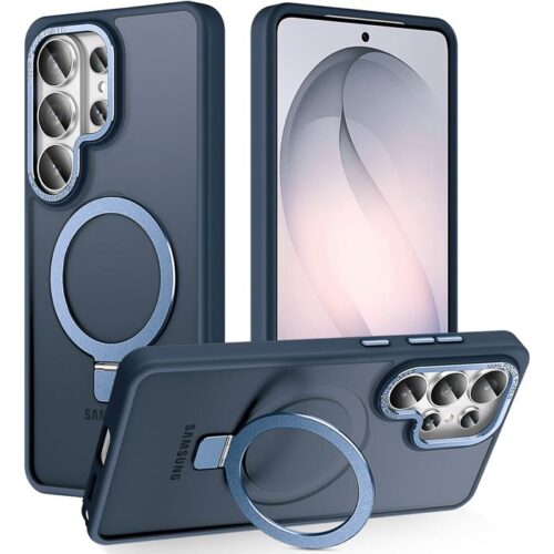 Θήκη Orso Ostand Hybrid Focus Frosted Dark Blue Samsung Galaxy S26 Ultra