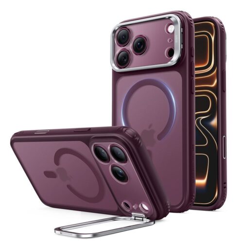 Θήκη ESR Classic Hybrid with Flex Stand MagSafe Frosted Deep Burgundy iPhone 18 Pro/iPhone 17 Pro