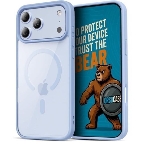 Θήκη Orso Composite MagSafe Clear Light Blue iPhone 18 Pro Max/17 Pro Max