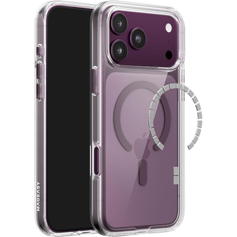Θήκη MagEasy Bright M Magsafe Transparent Nebula iPhone 18 Pro/17 Pro