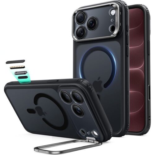 Θήκη ESR Classic Hybrid with Flex Stand MagSafe Frosted Black iPhone 18 Pro Max/iPhone 17 Pro Max