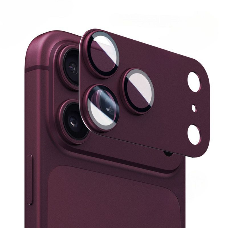 Orso Full Cover 9H Camera Protector Burgundy iPhone 18 Pro