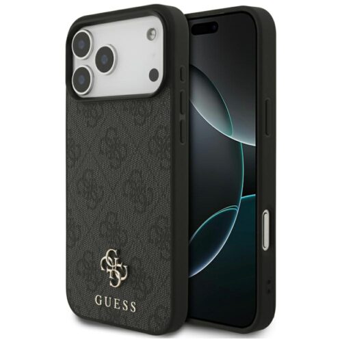 Θήκη Guess 4G Small Classic Logo Magsafe Black iPhone 18 Pro Max/17 Pro Max
