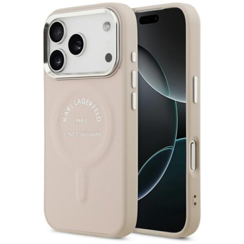 Θήκη Karl Lagerfeld Karl RSG Logo MagSafe Pink iPhone 18 Pro Max/17 Pro Max