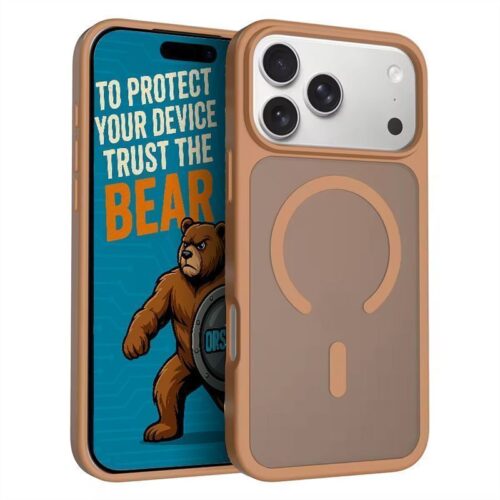 Θήκη Orso Classic Hybrid MagSafe Frosted Brown iPhone 18 Pro Max/17 Pro Max