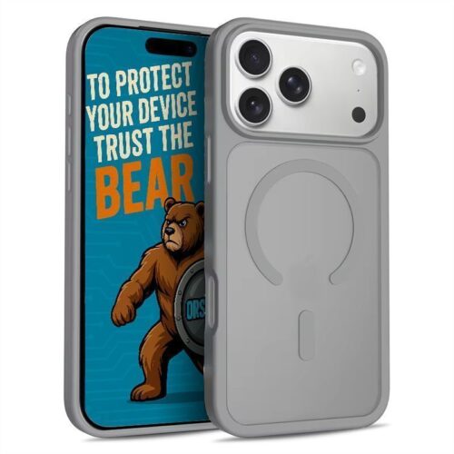 Θήκη Orso Classic Hybrid MagSafe Frosted Grey iPhone 18 Pro Max/17 Pro Max
