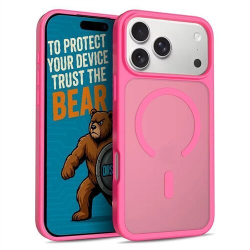 Θήκη Orso Classic Hybrid MagSafe Frosted Hot Pink iPhone 18 Pro Max/17 Pro Max