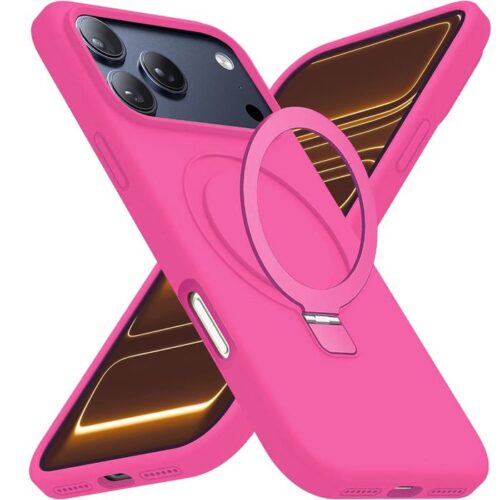 Θήκη Orso Ostand Liquid Silicone Hot Pink iPhone 18 Pro Max/17 Pro Max