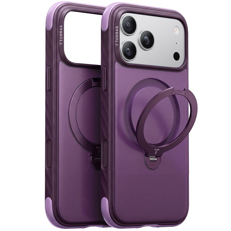 Θήκη Torras Ostand Q3 Rugg MagSafe Purple iPhone 18 Pro Max/17 Pro Max