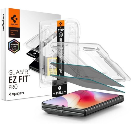 (2-Pack) Spigen GLAS.tR EZ Fit Pro Privacy Tempered Glass iPhone Duo