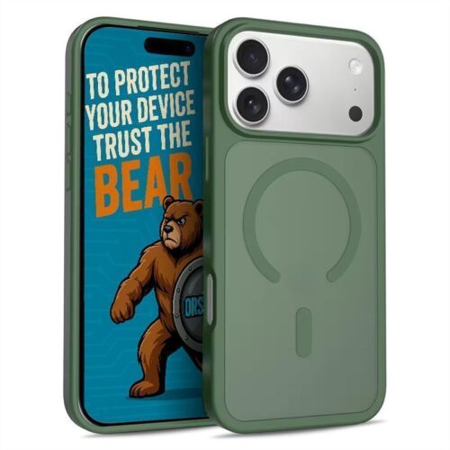 Θήκη Orso Classic Hybrid MagSafe Frosted Green iPhone 18 Pro Max/17 Pro Max