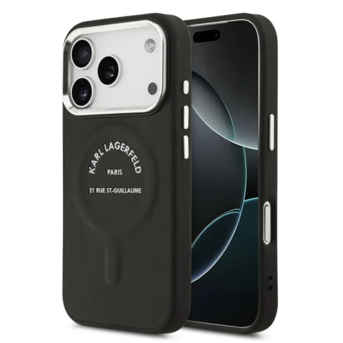 Θήκη Karl Lagerfeld Karl RSG Logo MagSafe Black iPhone 18 Pro Max/17 Pro Max
