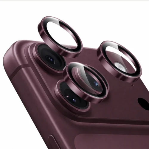 ESR Armorite Tempered Glass Camera Lens Deep Burgundy iPhone 18 Pro/18 Pro Max