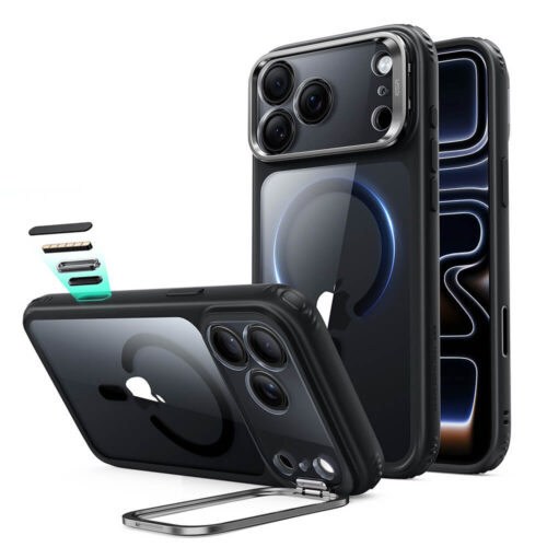 Θήκη ESR Classic Hybrid with Flex Stand MagSafe Clear Black iPhone 18 Pro Max/iPhone 17 Pro Max