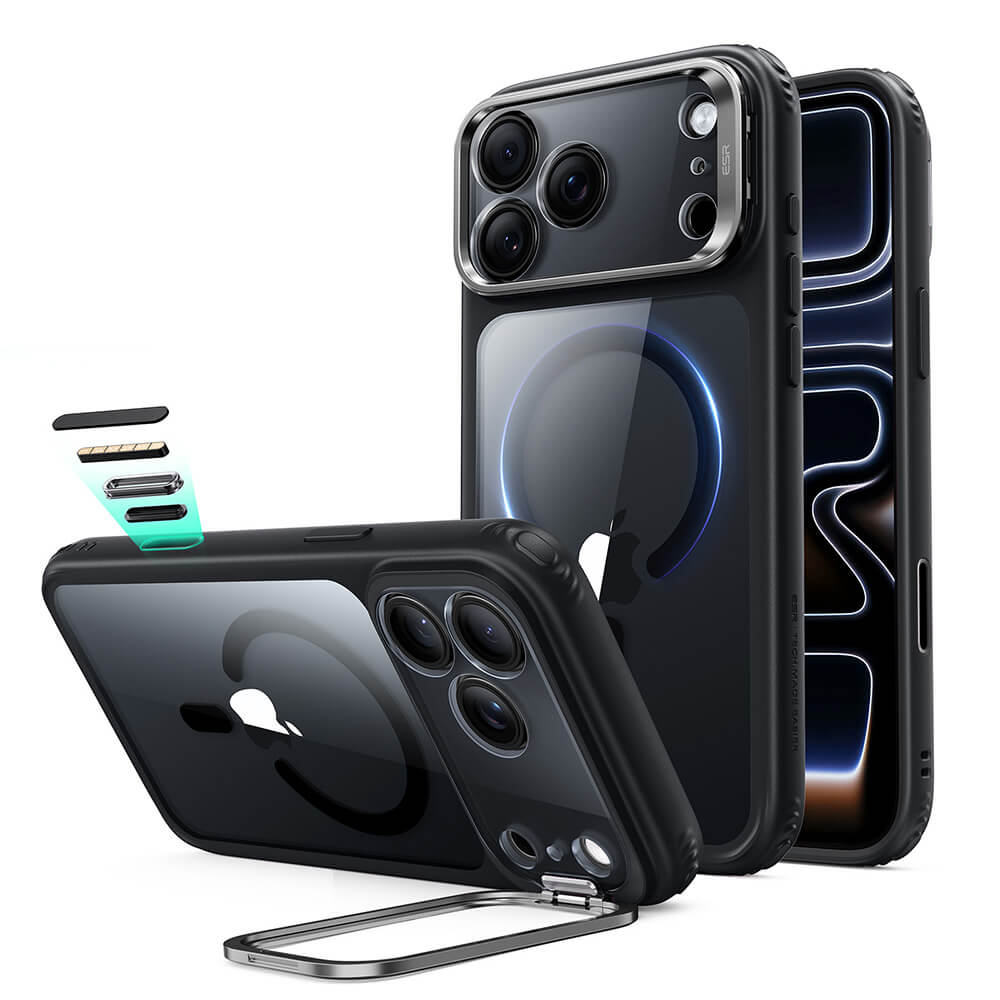 Θήκη ESR Classic Hybrid with Flex Stand MagSafe Clear Black iPhone 18 Pro/iPhone 17 Pro