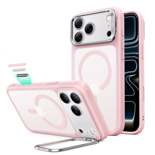 Θήκη ESR Classic Hybrid with Flex Stand MagSafe Frosted Bubblegum Pink iPhone 18 Pro/iPhone 17 Pro
