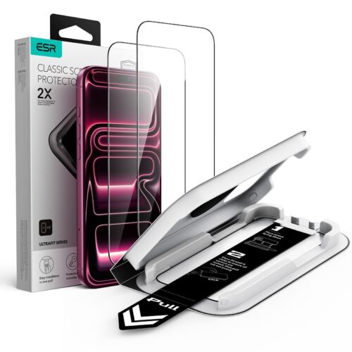 (2-Pack) ESR UltraFit Classic Tempered Glass iPhone 18 Pro Max/17 Pro Max