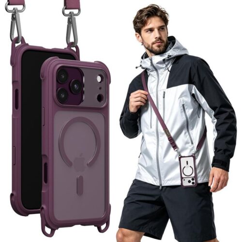 Θήκη MagEasy Odyssey Strap M Rugged with Lanyard Magsafe Nebula iPhone 18 Pro Max/17 Pro Max